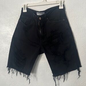 American Apparel Shorts distressed black vintage size 29